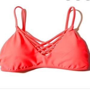 hollister strappy scoop neck bikini top
